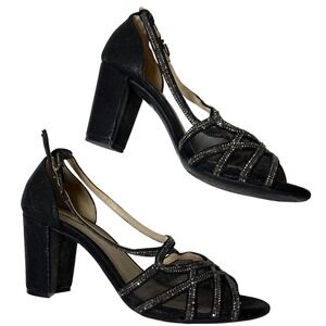 Marie Alexander Sparkle Heels Coquette Party Shoes Glitter Balletcore‎ Glam